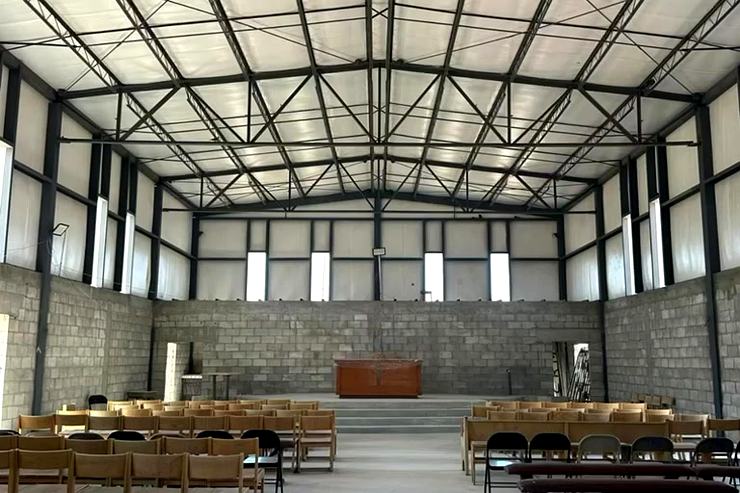 Avance de obra del templo